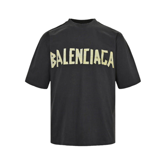 T-shirt Balenciaga Vintage Logo Noir