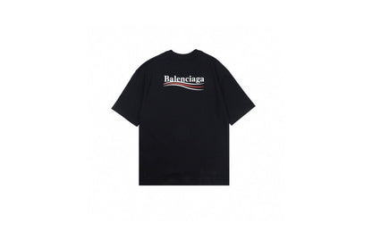 T-shirt Balenciaga Wave Logo (Noir)