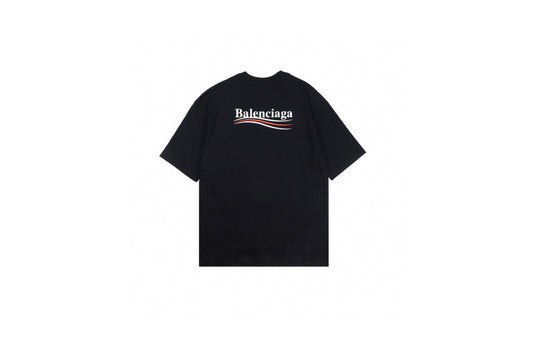 T-shirt Balenciaga Wave Logo (Noir)