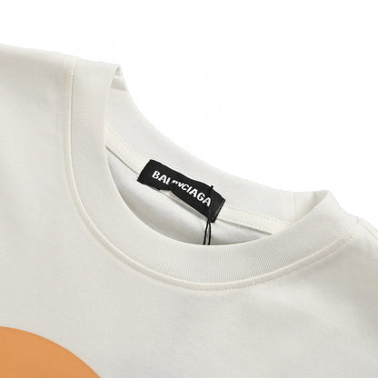 T-shirt blanc Balenciaga à motif graphique