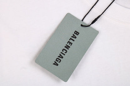 T-shirt Balenciaga x Supreme rouge taille S blanc