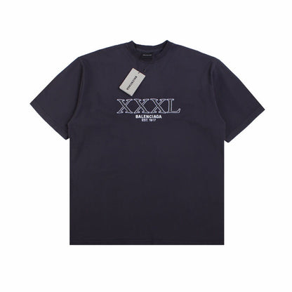 T-shirt Balenciaga XXXL Logo Noir
