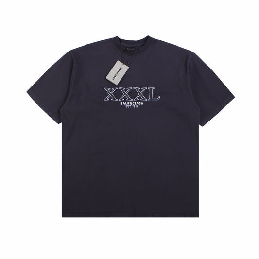 T-shirt Balenciaga XXXL Logo Noir