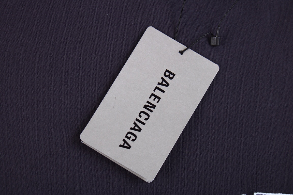 T-shirt Balenciaga XXXL Logo Noir