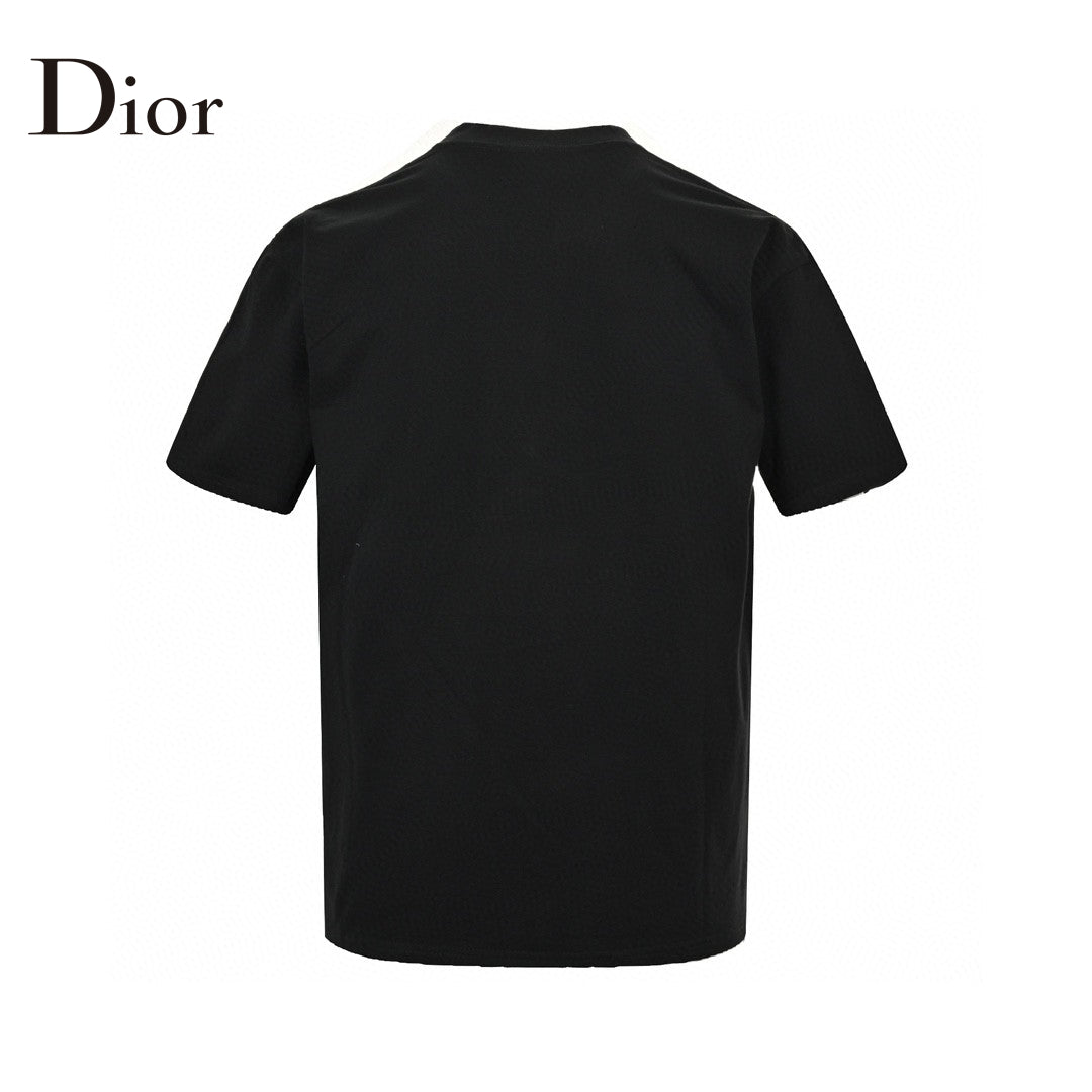 T-shirt noir Dior 1947 Signature