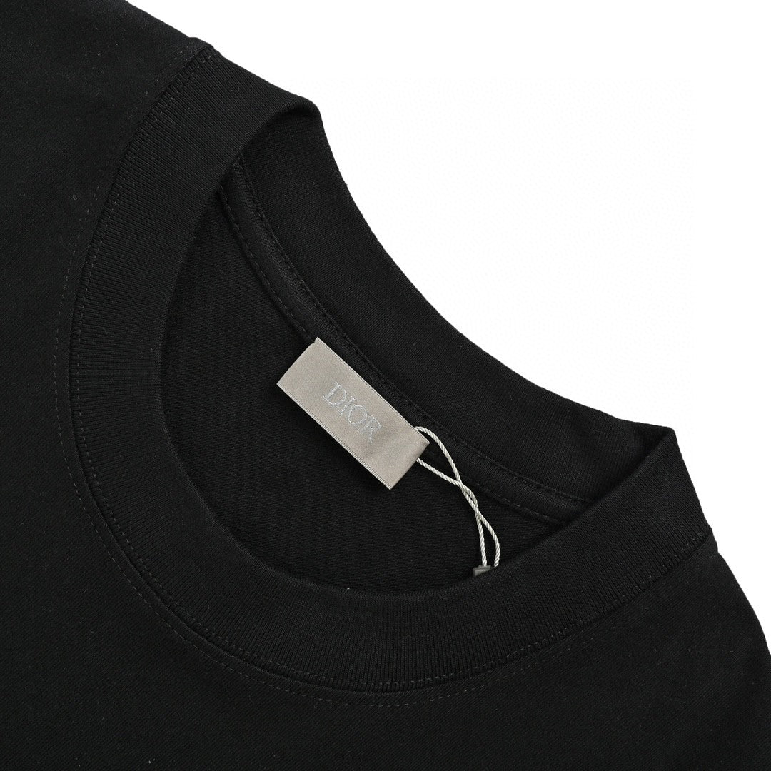 T-shirt noir Dior 1947 Signature