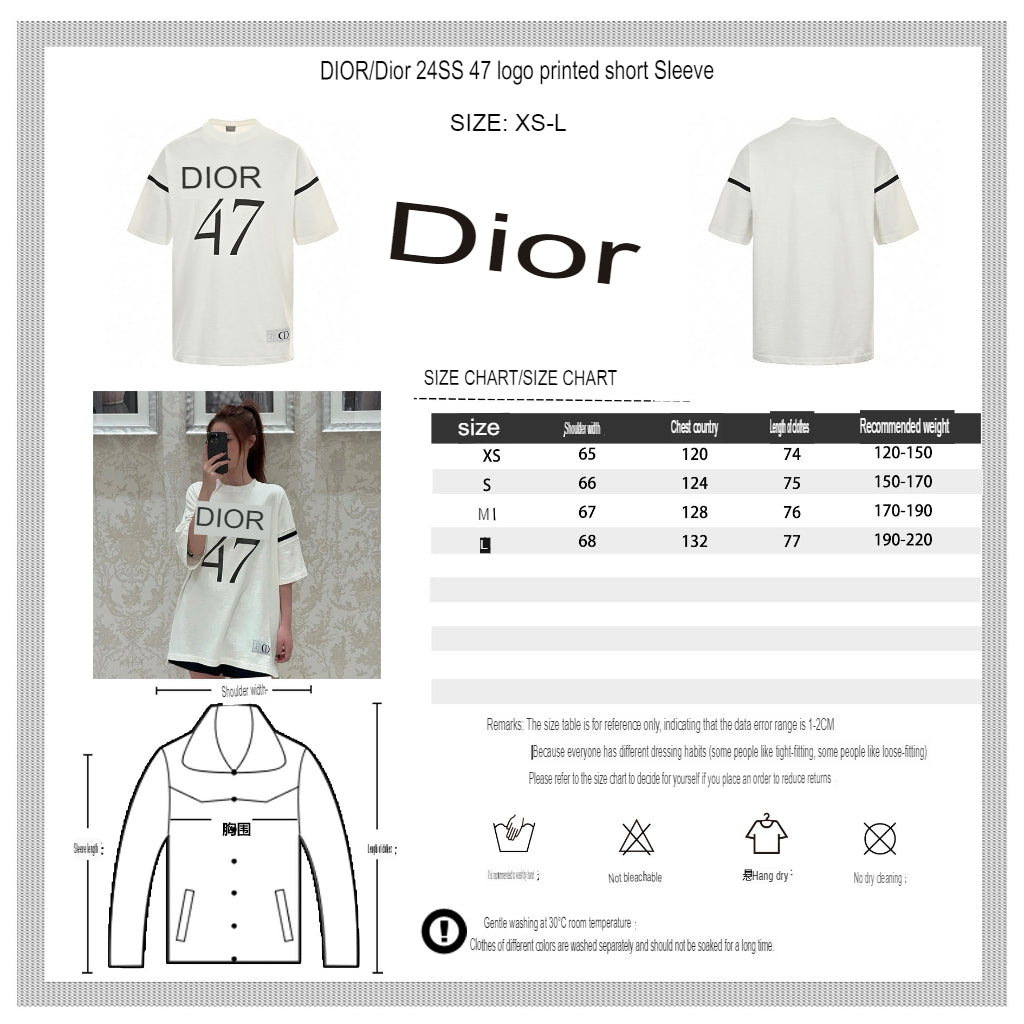 T-shirt blanc Dior 47