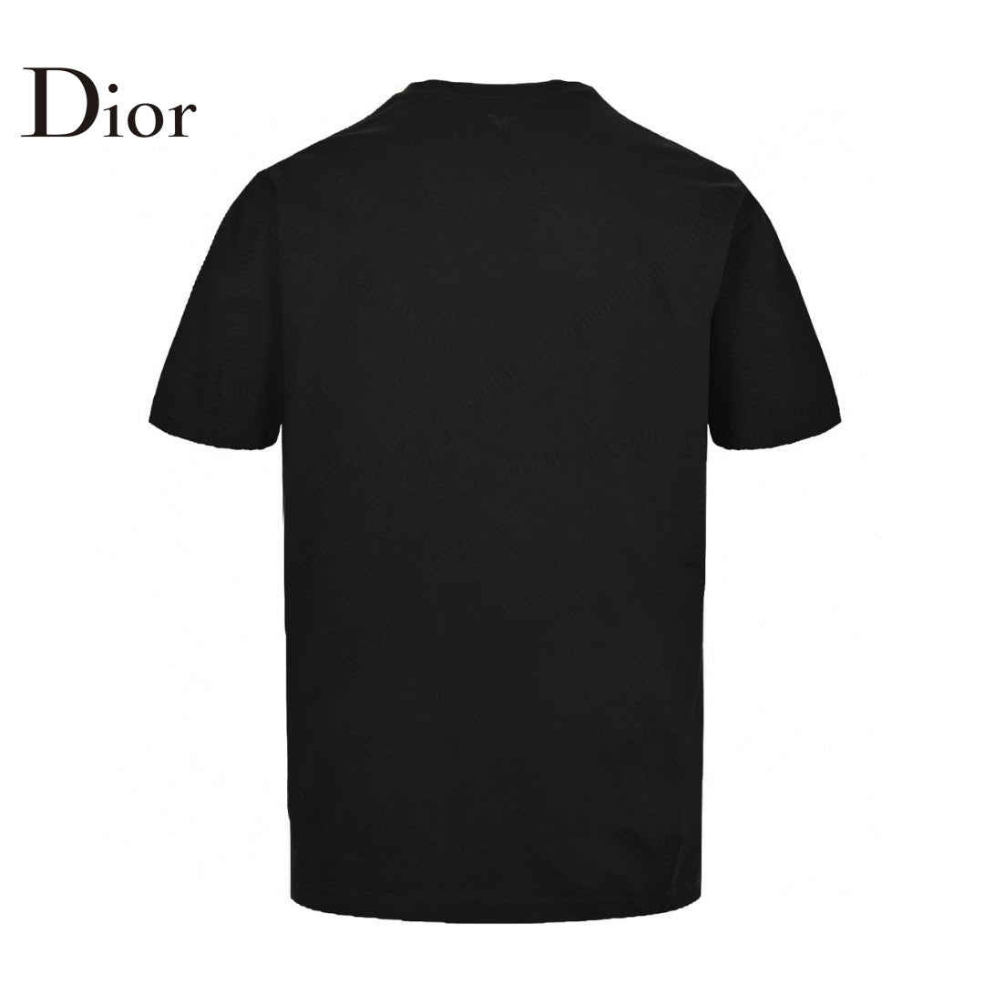 T-shirt Dior à logo artistique (noir)