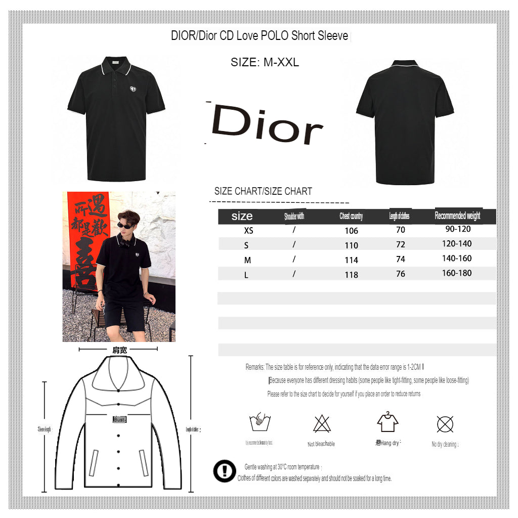 Polo noir Dior