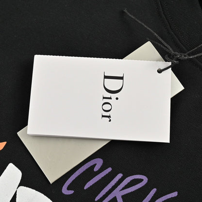 T-shirt noir graphique Dior Christian Dior