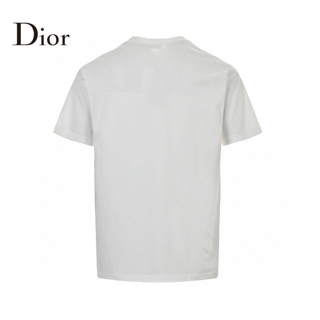 T-shirt blanc graphique Dior Christian Dior