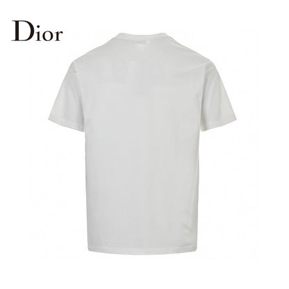 T-shirt blanc graphique Dior Christian Dior