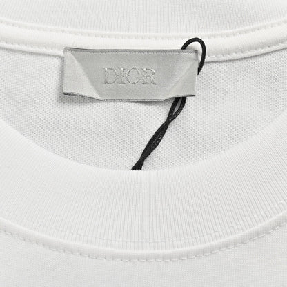 T-shirt blanc graphique Dior Christian Dior