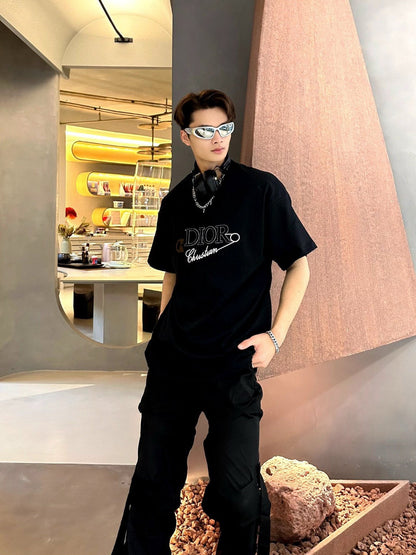 T-shirt noir Dior Christian Graphic