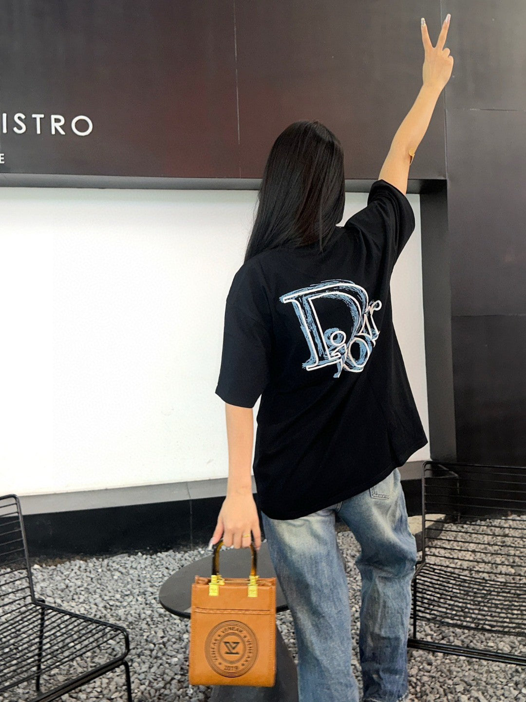 T-shirt Dior Classic Logo (Noir)