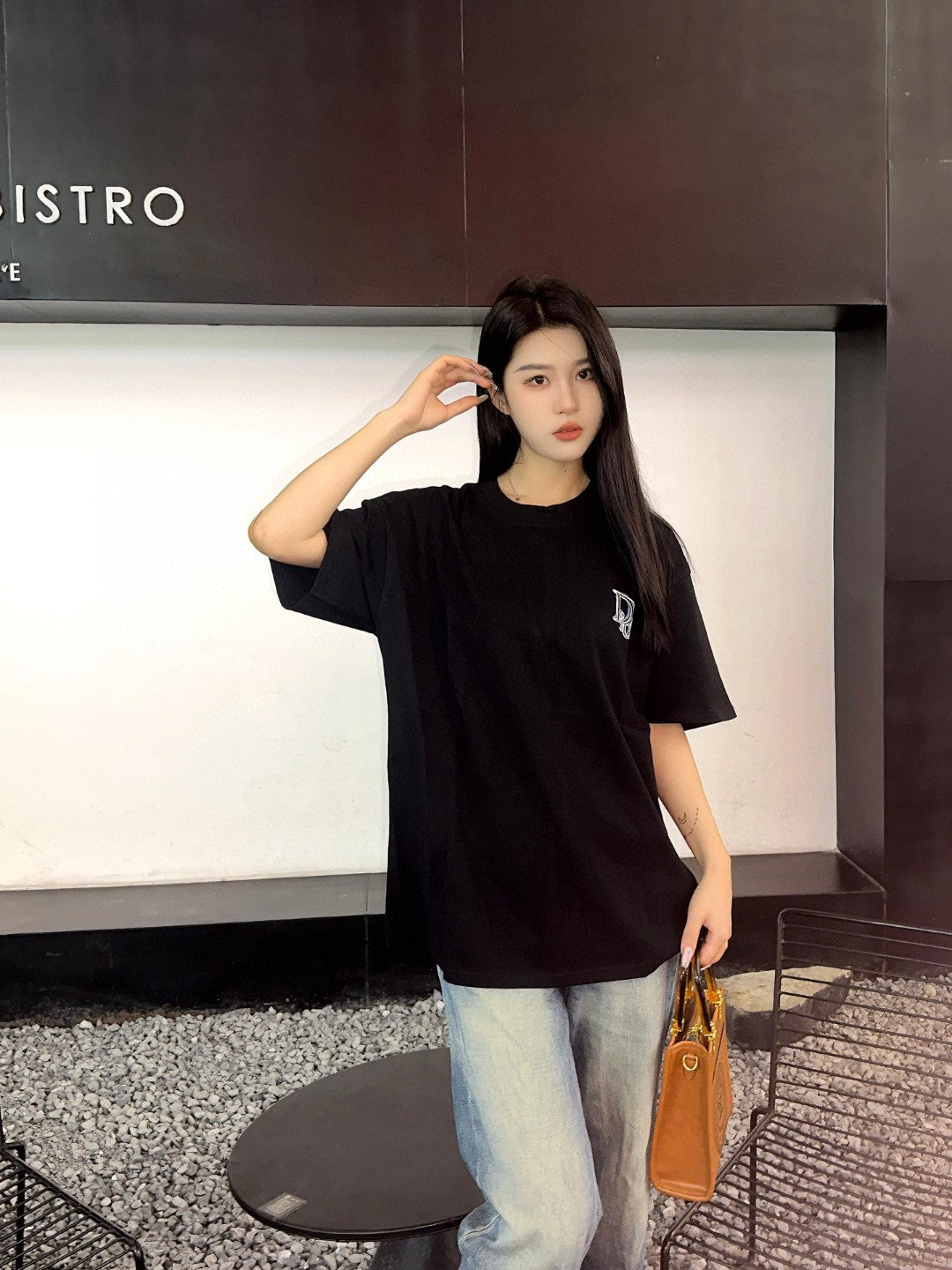 T-shirt Dior Classic Logo (Noir)