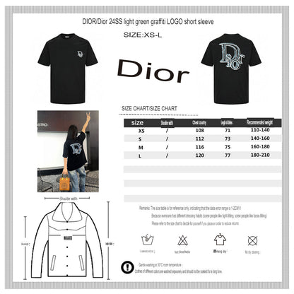 T-shirt Dior Classic Logo (Noir)