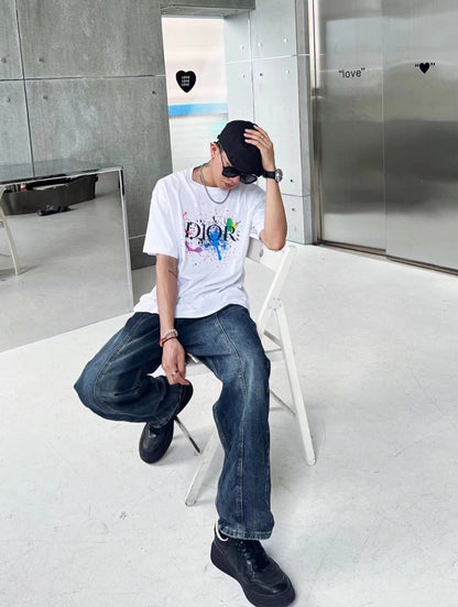 T-shirt graphique Dior Color Splash