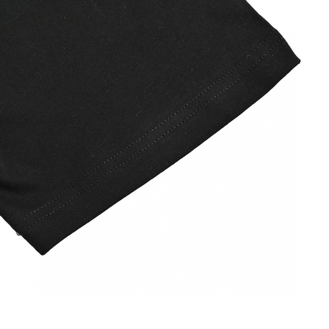 T-shirt Dior avec logo CD brodé (noir)