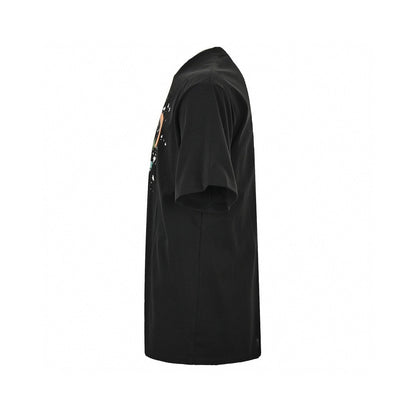 T-shirt noir Dior à logo multicolore