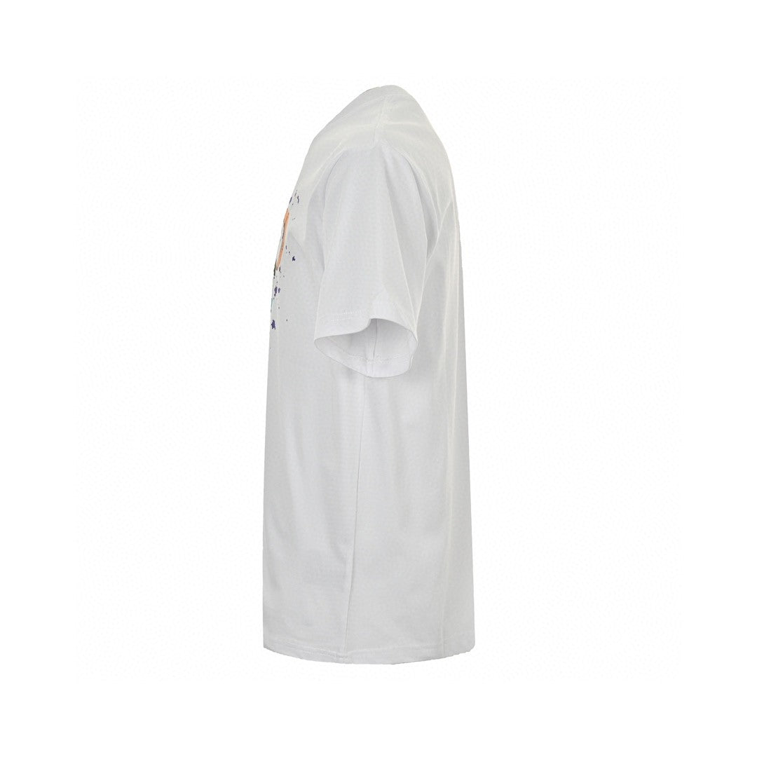 T-shirt blanc Dior à logo multicolore