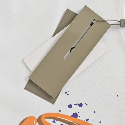 T-shirt blanc Dior à logo multicolore