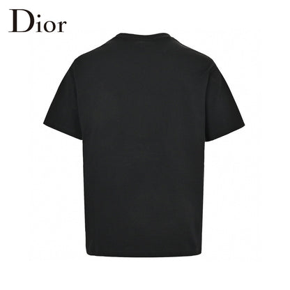 T-shirt Dior à motif griffonné (noir)