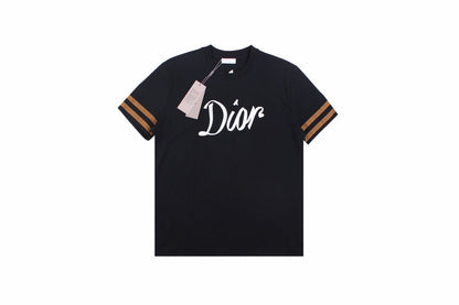T-shirt Dior à logo script (noir)