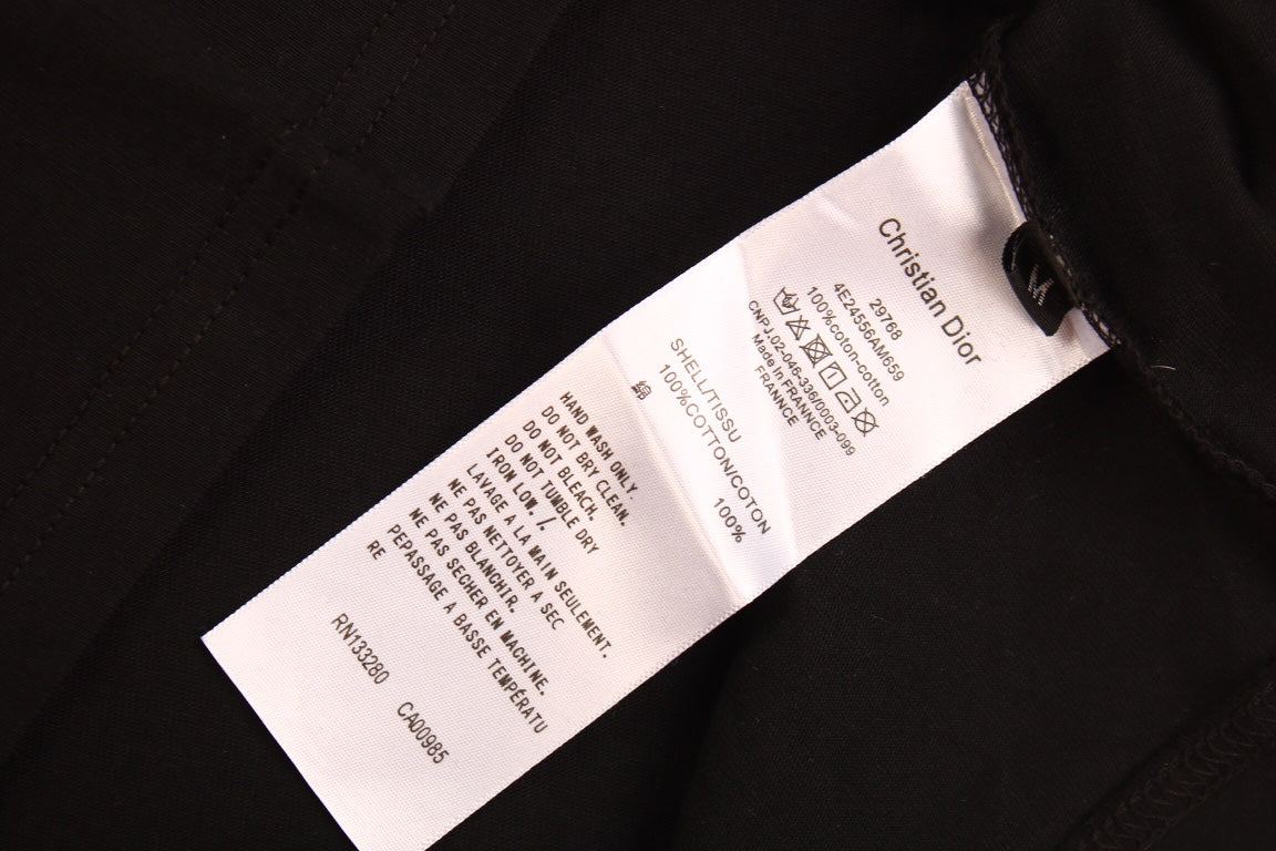 T-shirt Dior à logo script (noir)