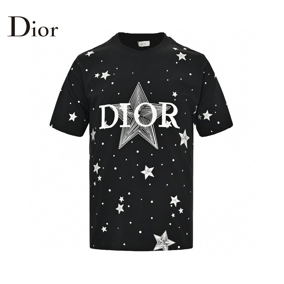 T-shirt noir Dior Star Graphic