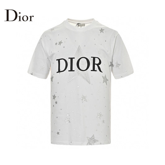 T-shirt blanc Dior Star Graphic