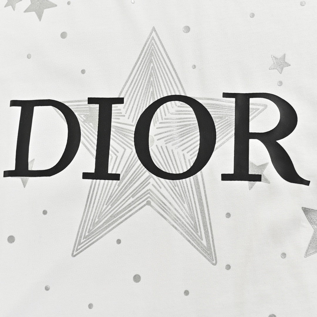T-shirt blanc Dior Star Graphic