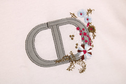 T-shirt Dior avec logo CD floral