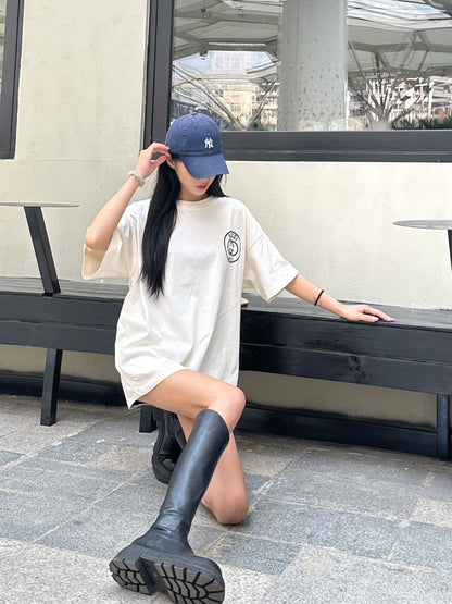 T-shirt graphique Gucci 1921 (Beige)