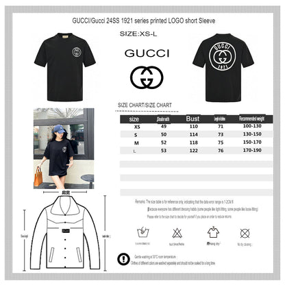 T-shirt graphique Gucci 1921 (noir)