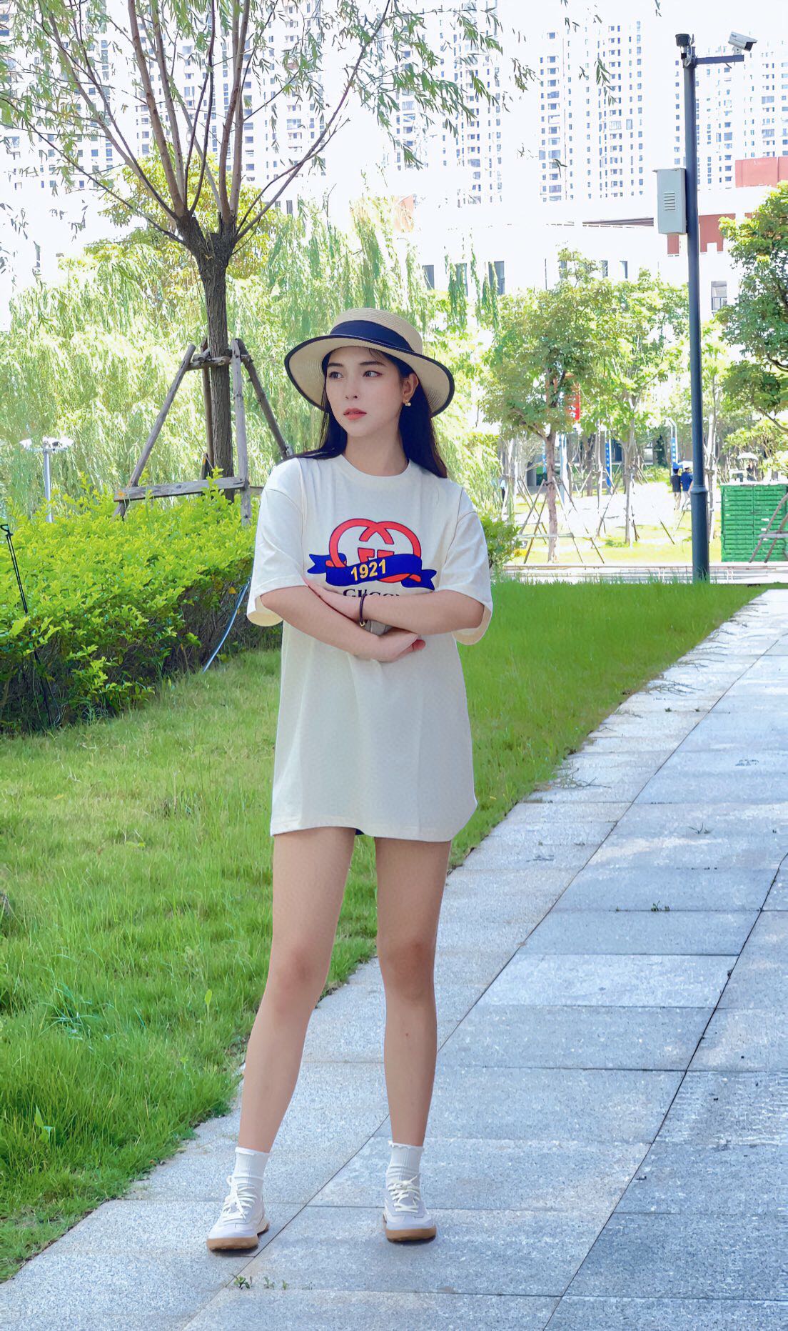 T-shirt à logo Gucci 1921