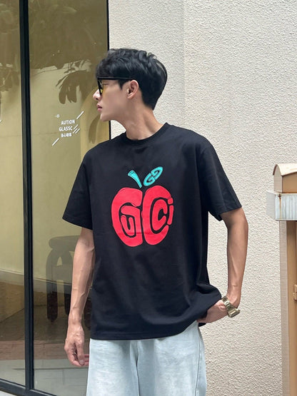 T-shirt Gucci à logo Apple (noir)