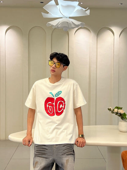 T-shirt Gucci à logo Apple (blanc)