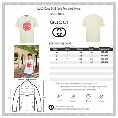 T-shirt Gucci à logo Apple (blanc)