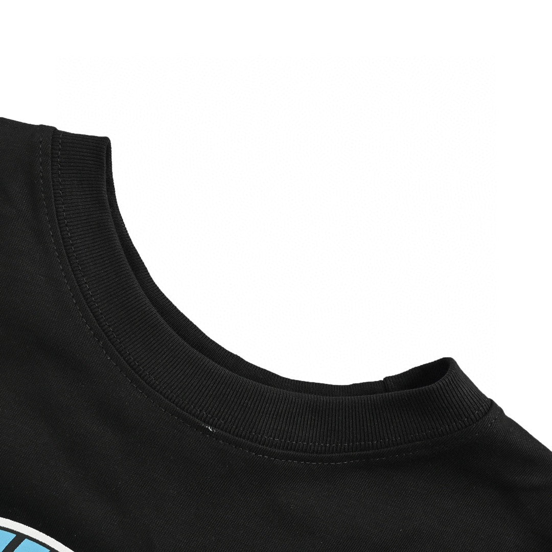 T-shirt Gucci à motif dessin animé (noir)