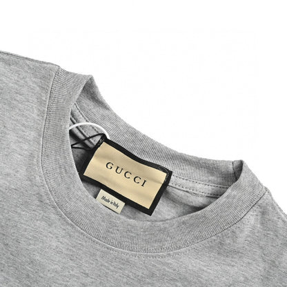T-shirt Gucci à motif dessin animé (gris)