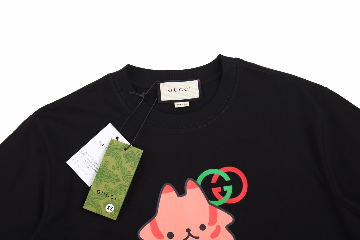 T-shirt graphique Gucci Cat