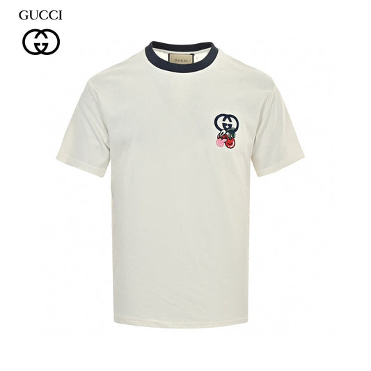 T-shirt Gucci à logo cerise