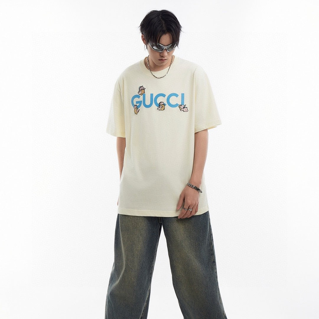 T-shirt graphique Gucci Cherub