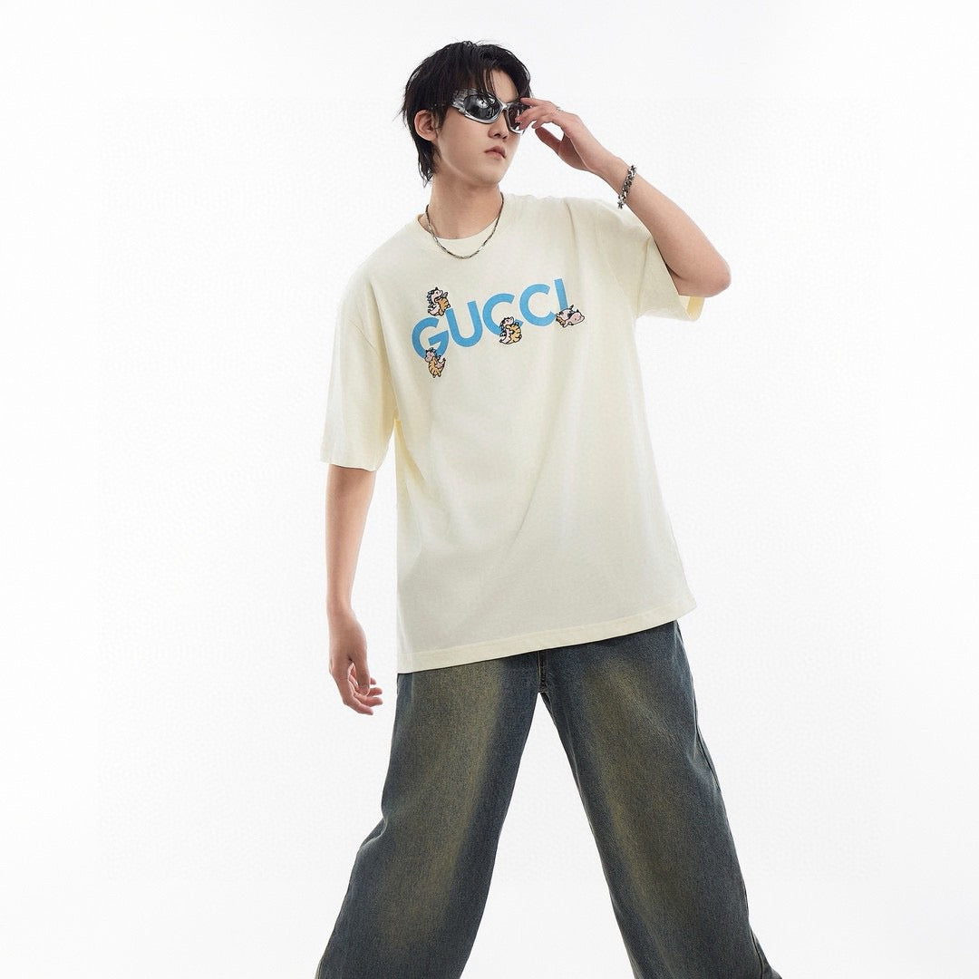 T-shirt graphique Gucci Cherub