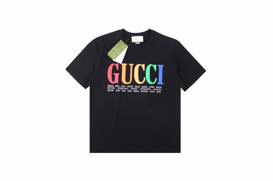 T-shirt Gucci Cities à lettres majuscules