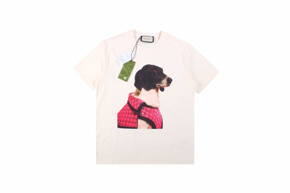 T-shirt Gucci à imprimé chien