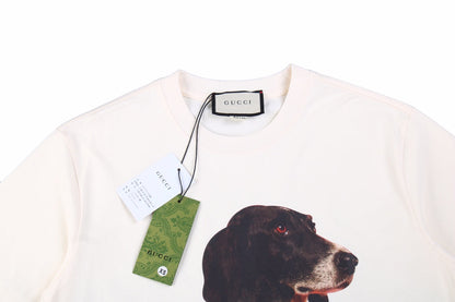 T-shirt Gucci à imprimé chien