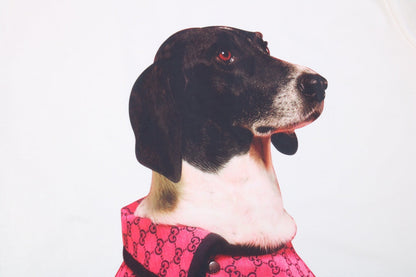 T-shirt Gucci à imprimé chien