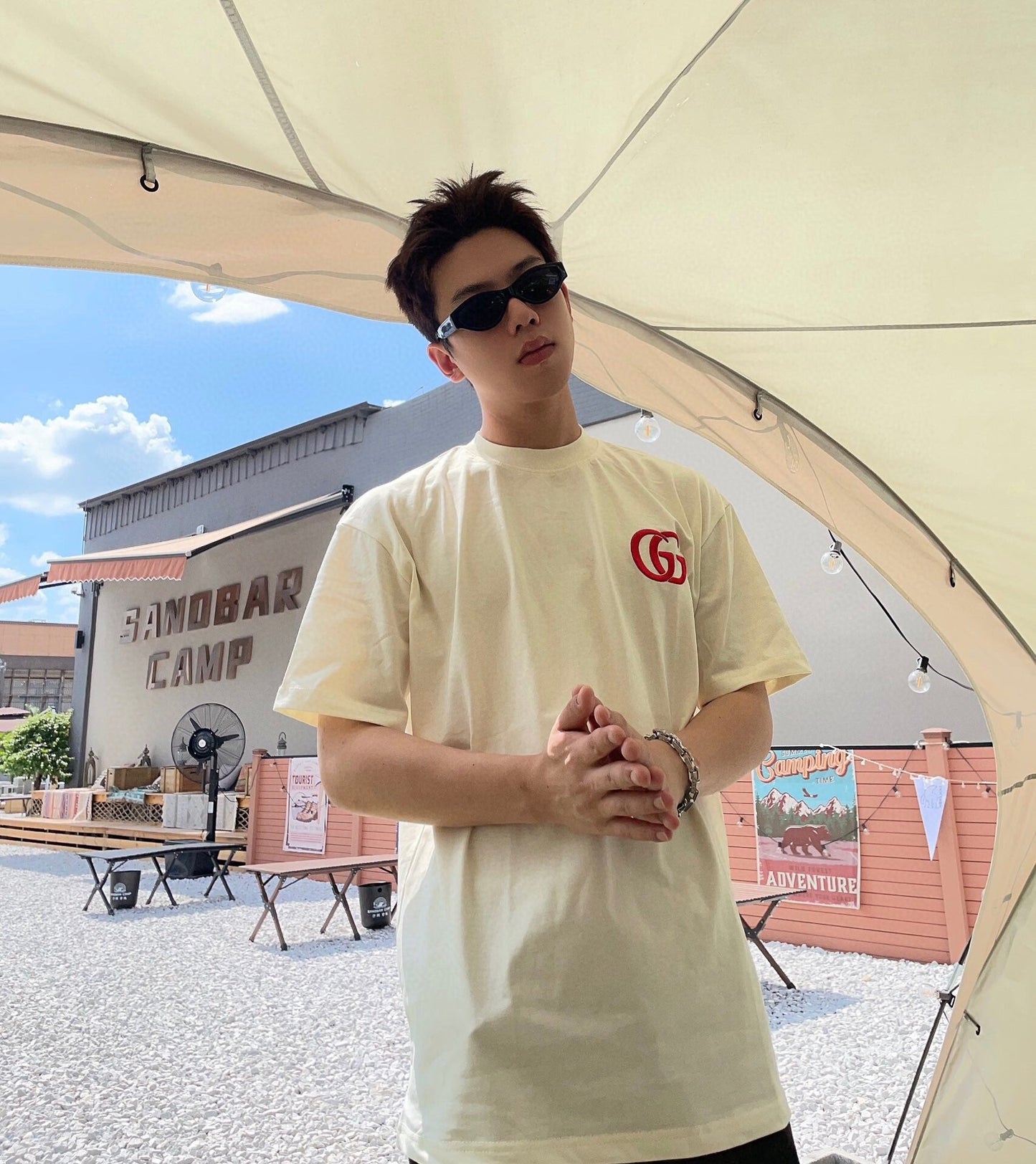 T-shirt Gucci à double logo G